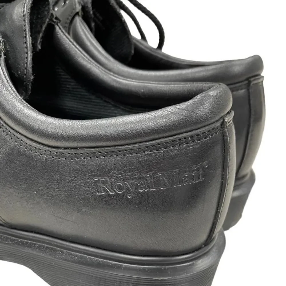 Dr Martens Royal Mail Black Leather Oxfords Size 10.5 UK 11.5 US